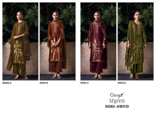 Ganga myren 5262 dress material wholesale in india